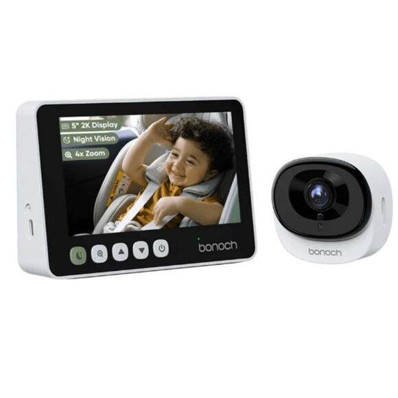 Bonoch Baby Car Monitor 2K Quad HD Resolution Camera New With Open Box - Picture 6 of 8